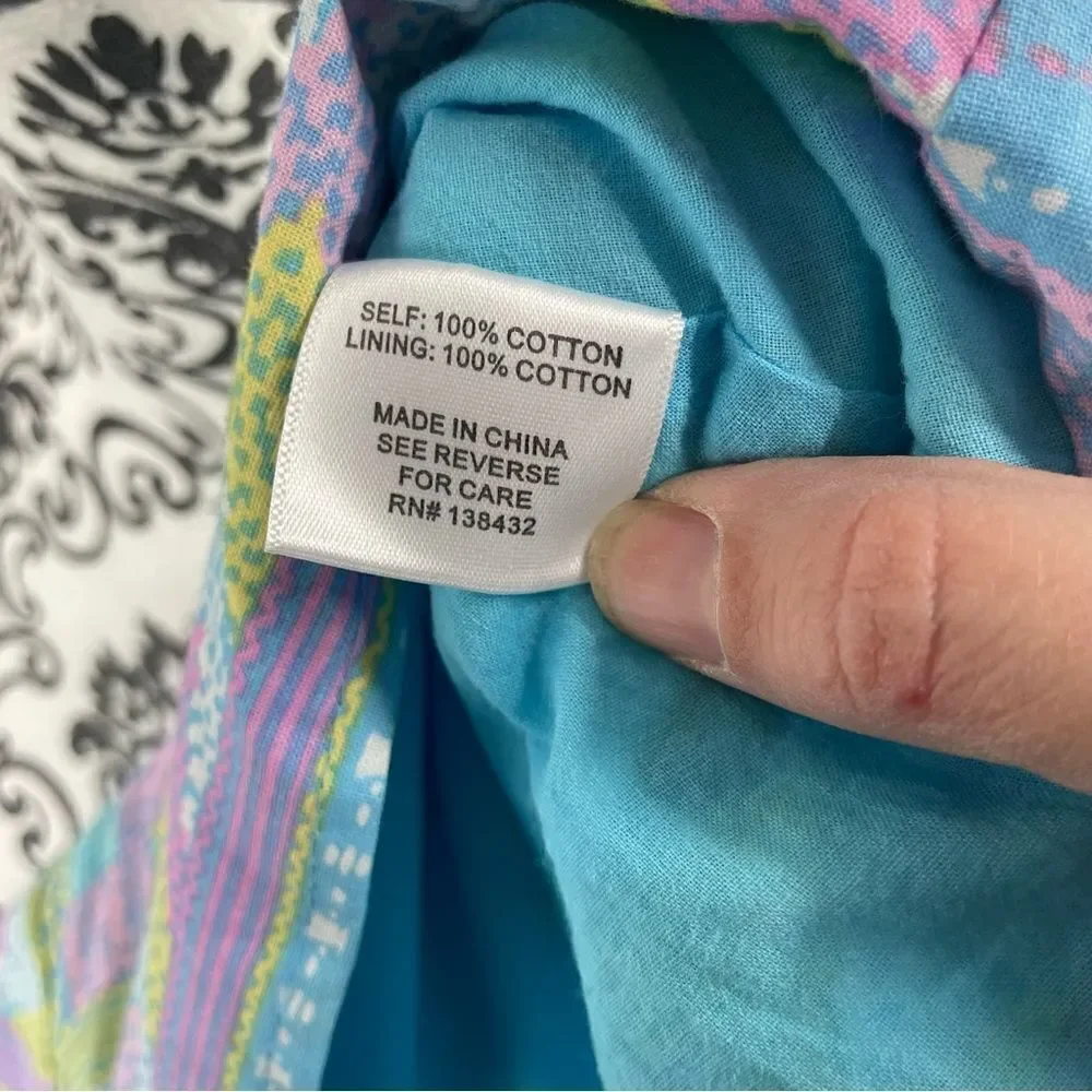 ModCloth Yours To Adore Geometric Pastel Fit And Flare Dress - Picture 11 of 11